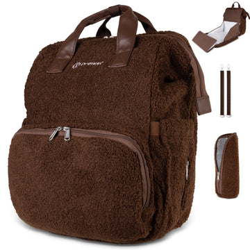Drymon® Luiertas rugzak - Teddy Walnut