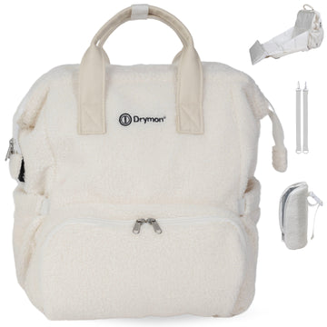 Drymon® Luiertas rugzak - Teddy Snow-White