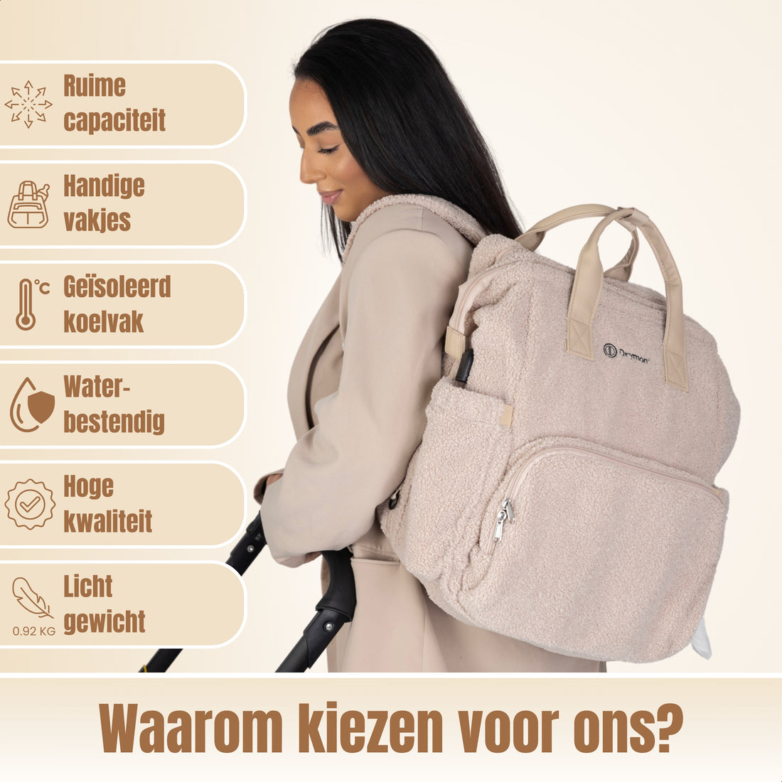 Drymon® Luiertas rugzak - Teddy