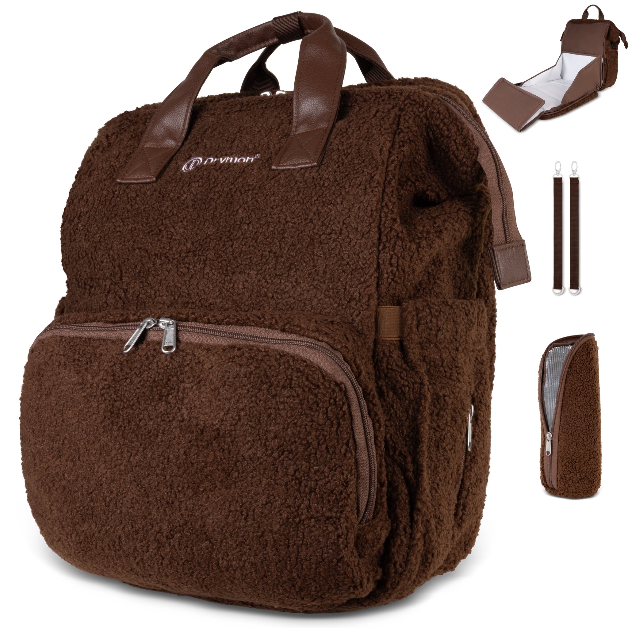 Drymon® Luiertas rugzak - Teddy Walnut