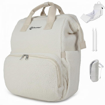 Drymon® Luiertas rugzak - Teddy Snow-White